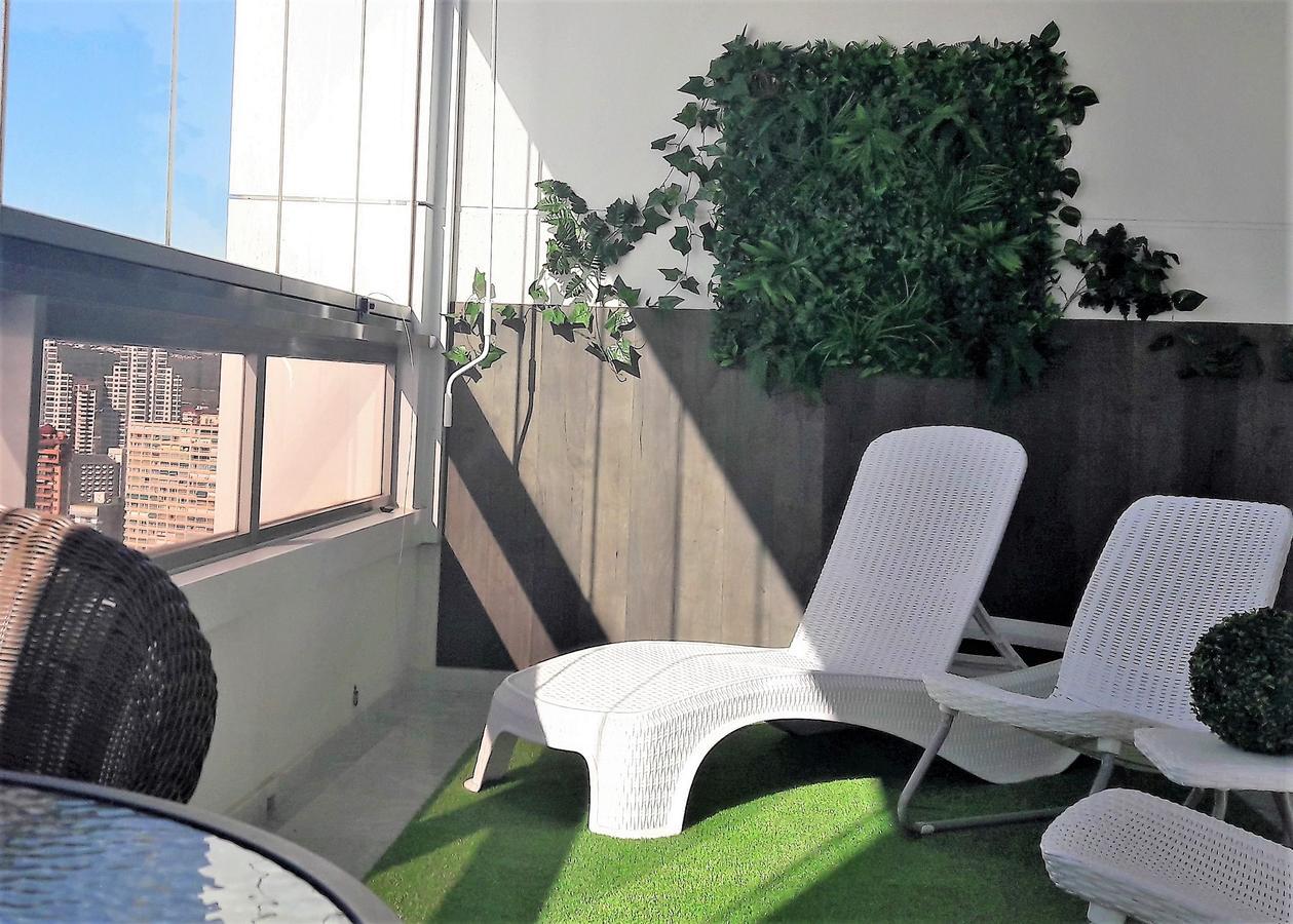 Gemelos Primera Linea Apartment Benidorm Bagian luar foto